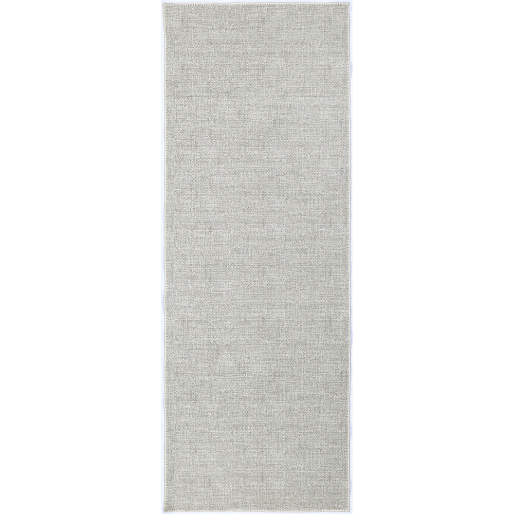 Linen stain-resistant single-colour runner