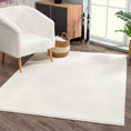 Load image into Gallery viewer, Judy Solid White Washable Shag Rug
