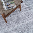 Load image into Gallery viewer, Barny Cream & Gray Washable Area Rug
