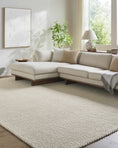 Load image into Gallery viewer, Lucerne Plain Cream Wool Rug LNE-1000
