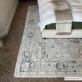 Load image into Gallery viewer, Akram Cream & Antrasit Washable Area Rug
