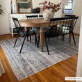 Load image into Gallery viewer, Barny Cream & Gray Washable Area Rug
