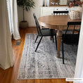 Load image into Gallery viewer, Barny Cream & Gray Washable Area Rug
