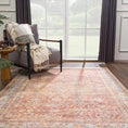 Load image into Gallery viewer, Anshu Peach Washable Area Rug - Clearance
