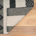 Load image into Gallery viewer, Whittington Black&White Wool Rug - Clearance
