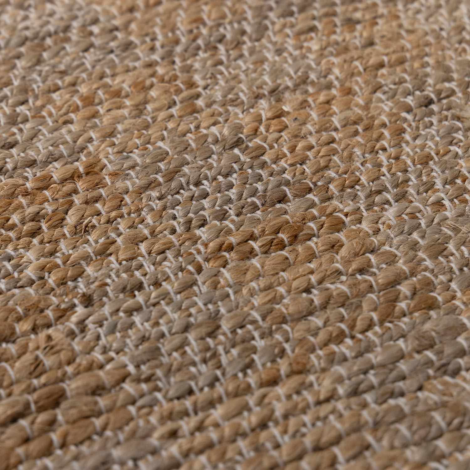 Lonut Lite Checkered Jute Rug