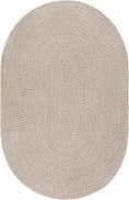 Load image into Gallery viewer, Cream Braided Faux Jute Rug
