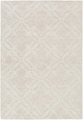 Load image into Gallery viewer, Fyffe Embossed Beige Wool Area Rug
