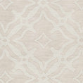 Load image into Gallery viewer, Fyffe Embossed Beige Wool Area Rug
