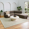 Load image into Gallery viewer, Fyffe Embossed Beige Wool Area Rug
