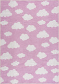 Load image into Gallery viewer, Nizar Pink Cloud Washable Kids Rug
