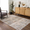 Load image into Gallery viewer, Arias Beige Blue Washable Area Rug
