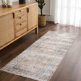 Load image into Gallery viewer, Arias Beige Blue Washable Area Rug
