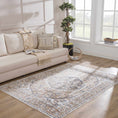 Load image into Gallery viewer, Beige Hiti Washable Area Rug
