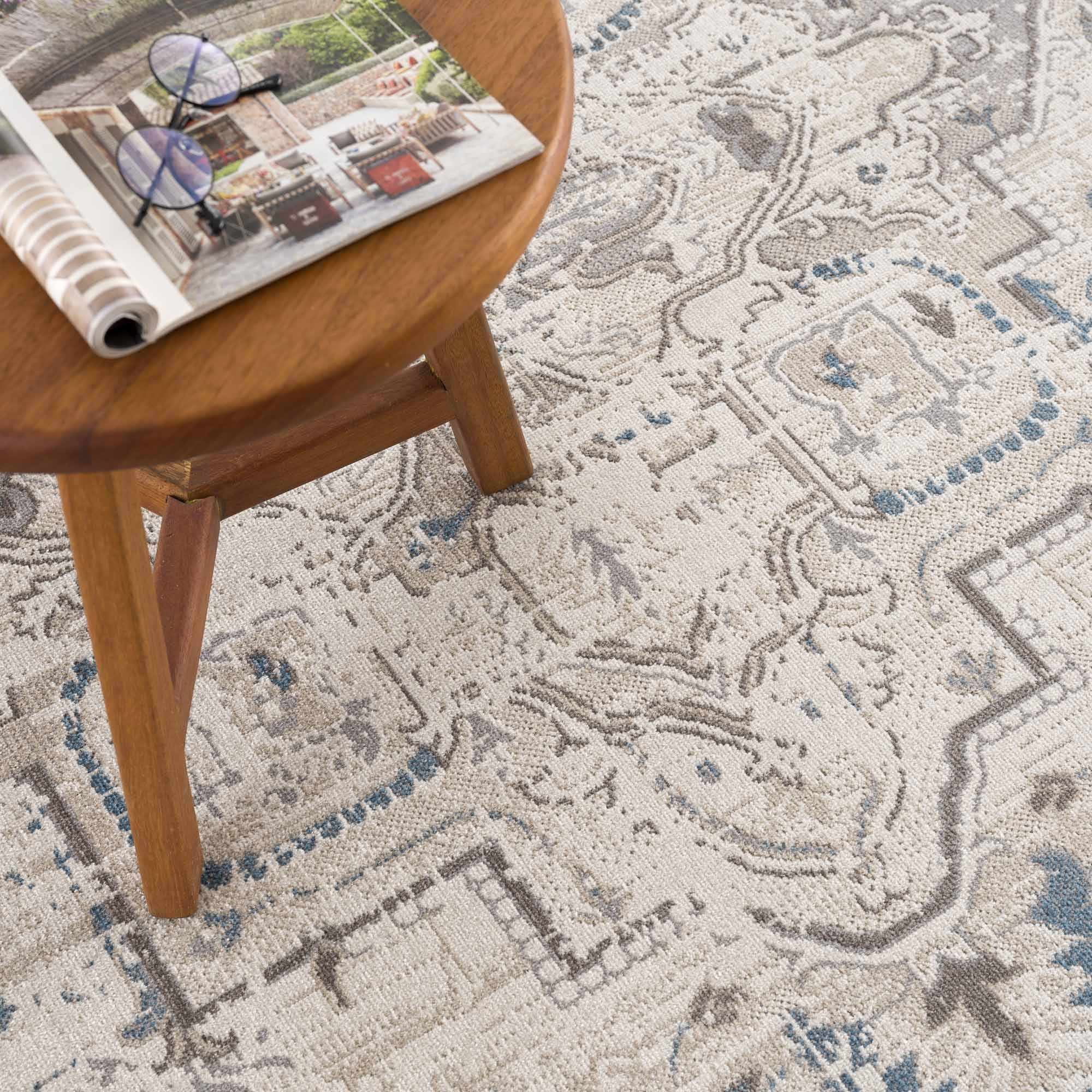 Cabacungan Cream Washable Area Rug - Clearance