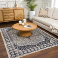 Load image into Gallery viewer, Cabacungan Cream & Gray Washable Area Rug
