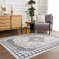 Load image into Gallery viewer, Cabacungan Cream & Gray Washable Area Rug
