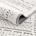 Load image into Gallery viewer, Bahar Cream & Gray Washable Area Rug - Clearance
