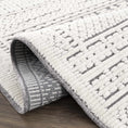 Load image into Gallery viewer, Bahar Cream & Gray Washable Area Rug - Clearance
