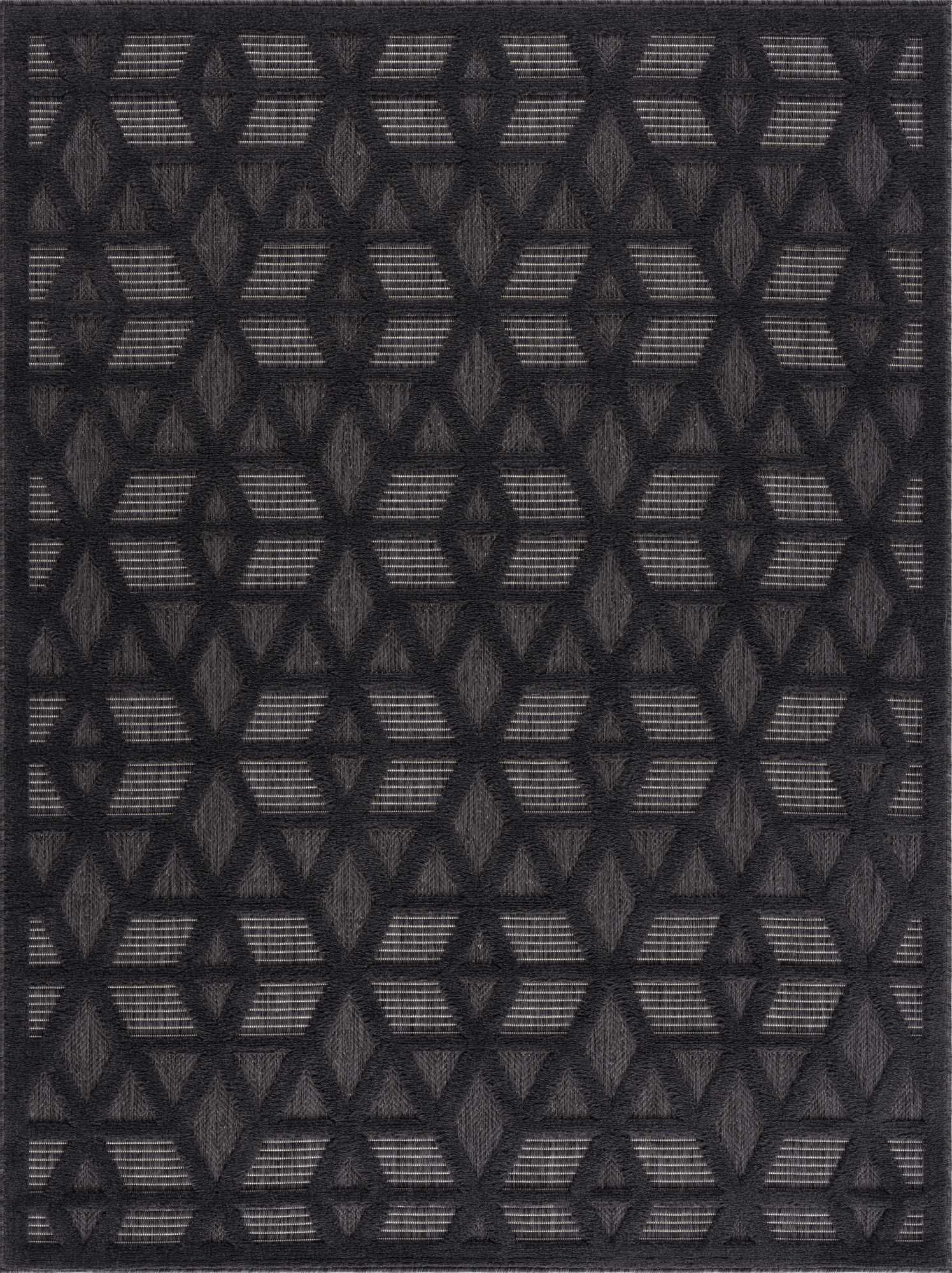 Nuri Black Outdoor Rug