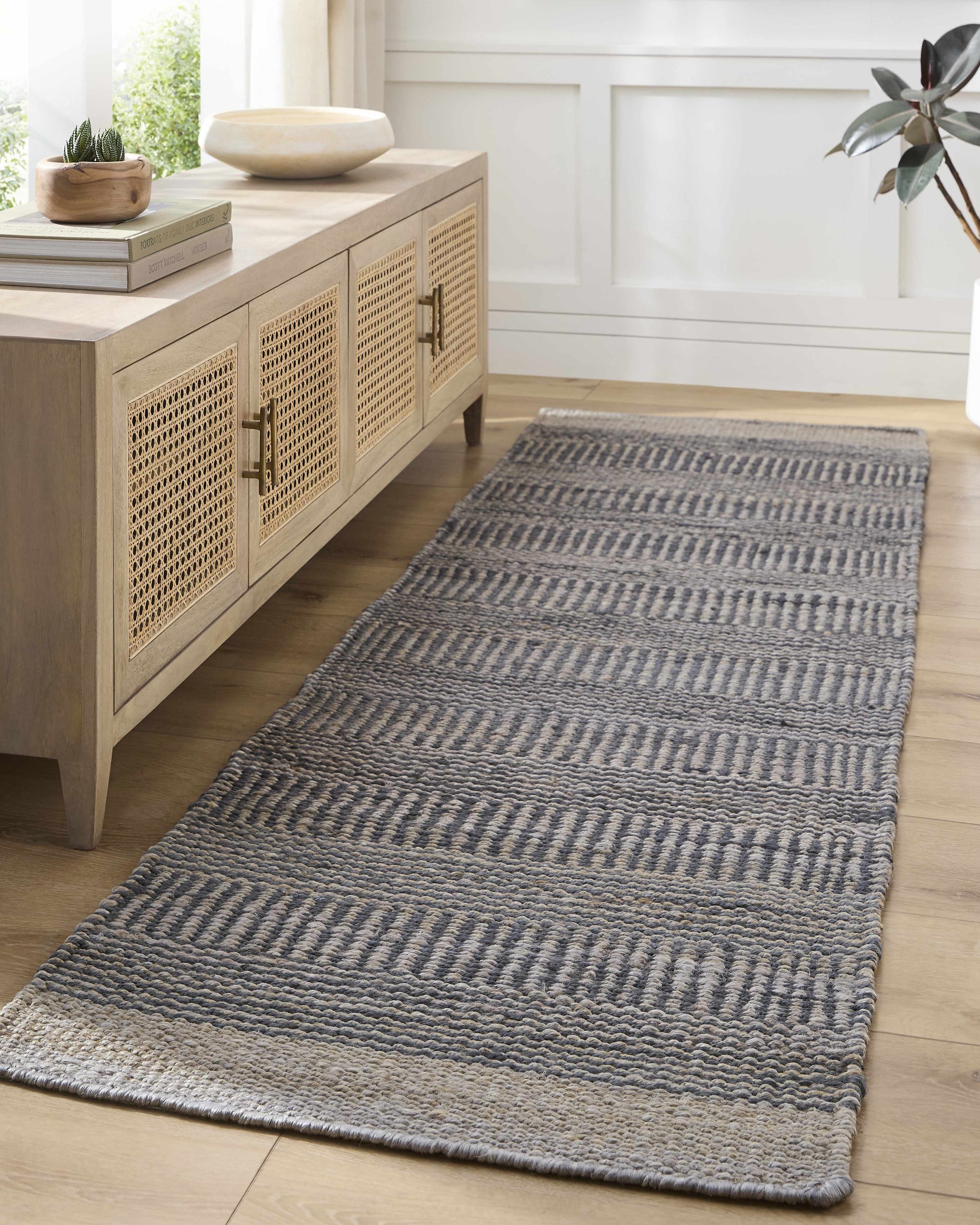 Navy Elle Jute Rug