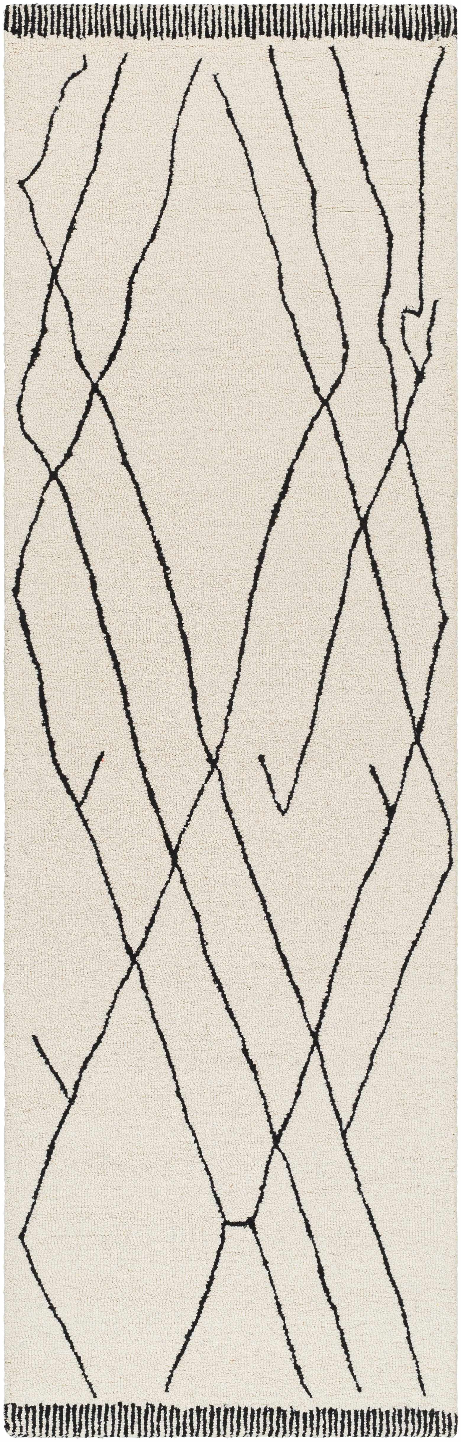 Alaca Arsenal Cream Wool Rug