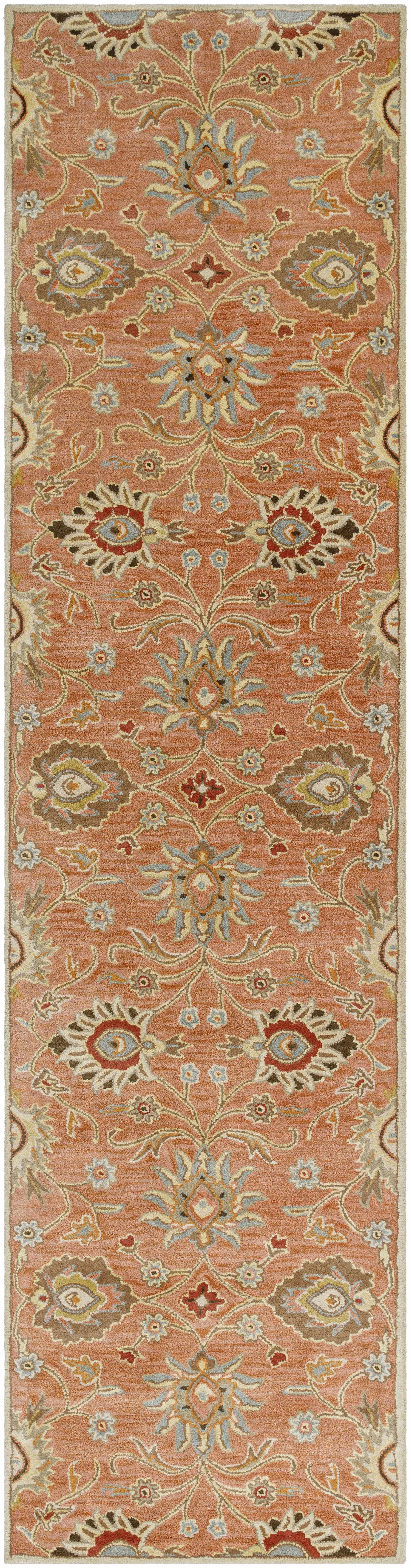 Conesus Burnt Orange 1112 Wool Area Rug