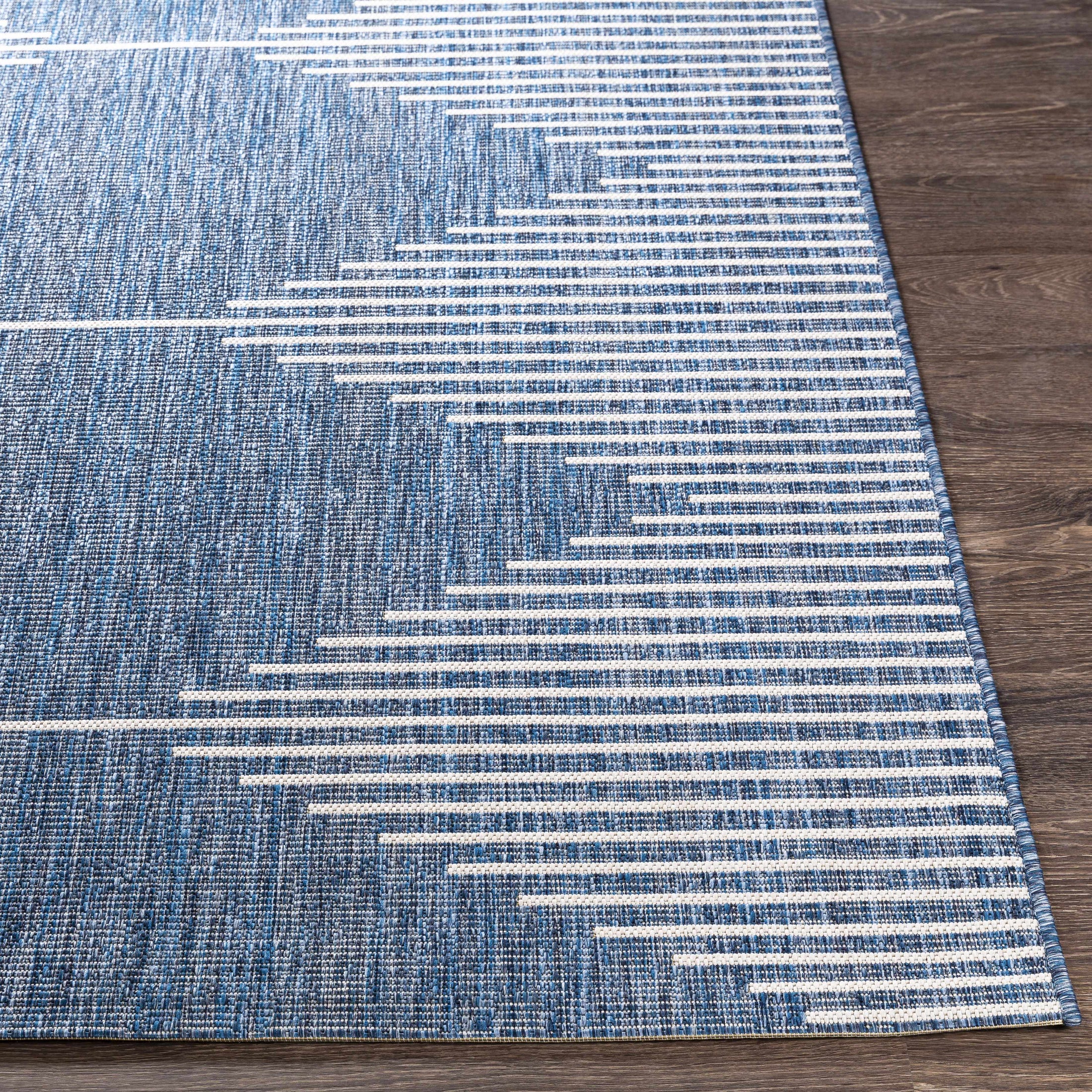 Stephan Navy Outdoor Rug