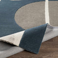 Load image into Gallery viewer, Brooklyn Blue&Gray Modern Wool Rug
