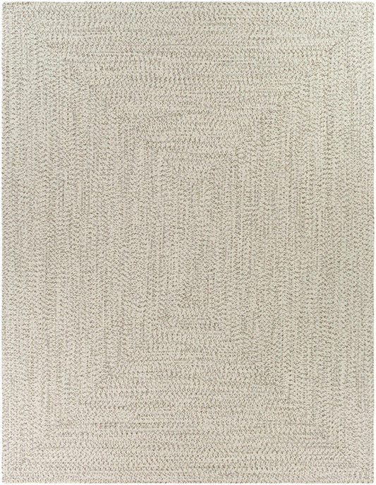 Beige Braided Faux Jute Rug