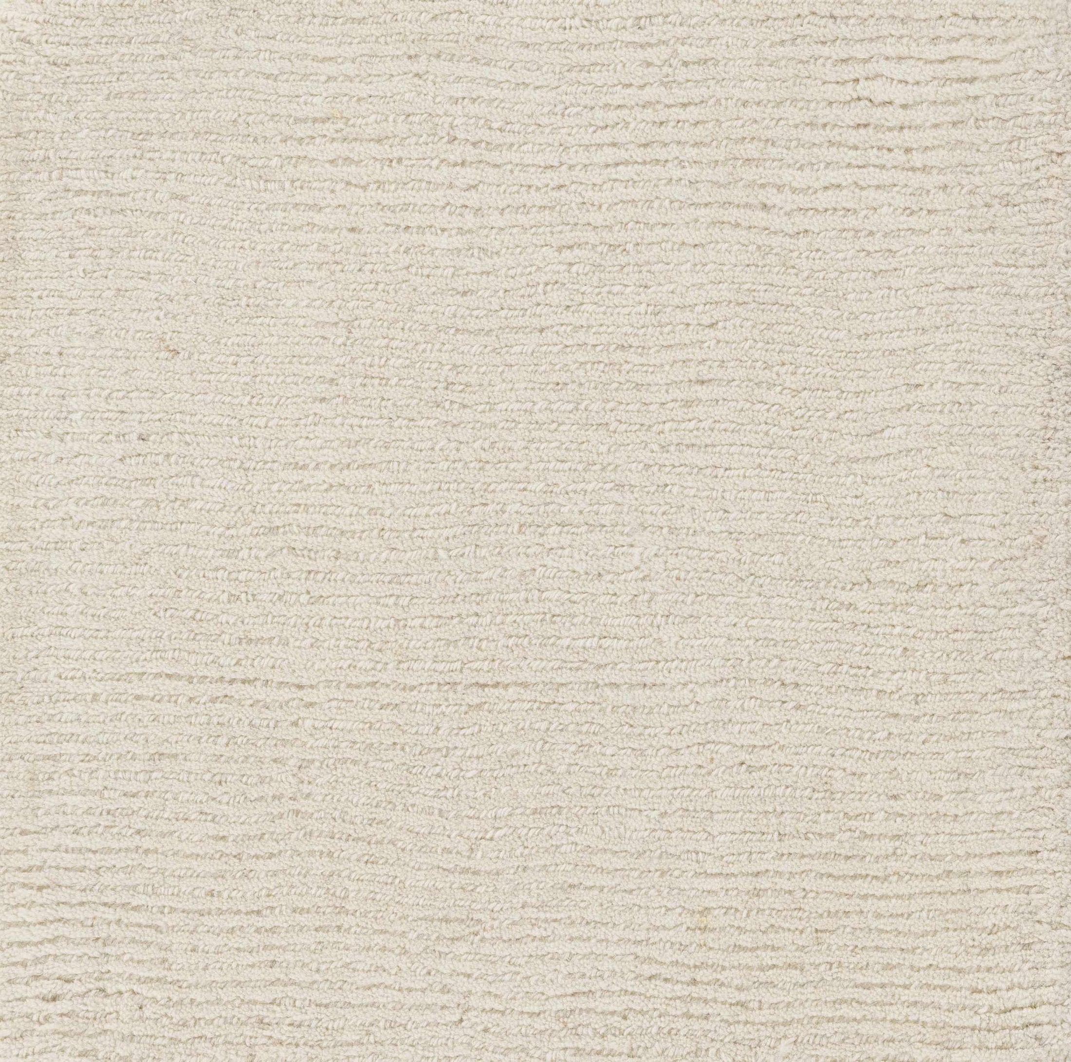 Brockton Solid Wool Light Beige Area Rug