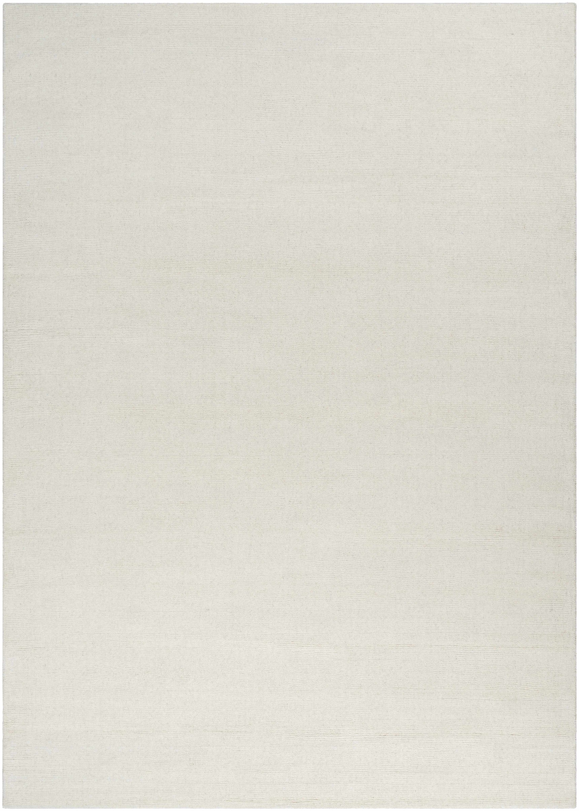 Brockton Solid Wool Light Beige Area Rug