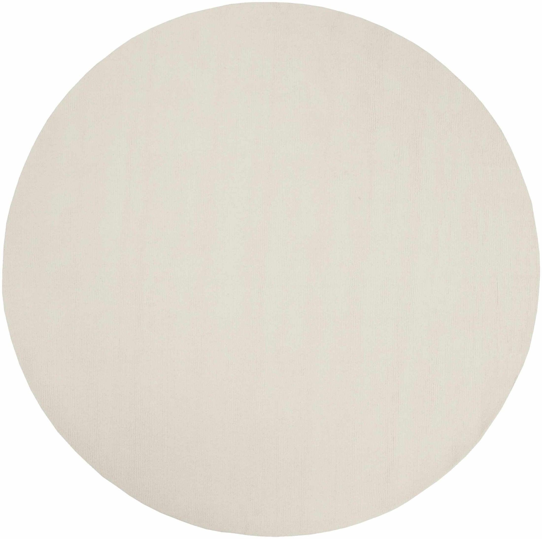 Brockton Solid Wool Light Beige Area Rug