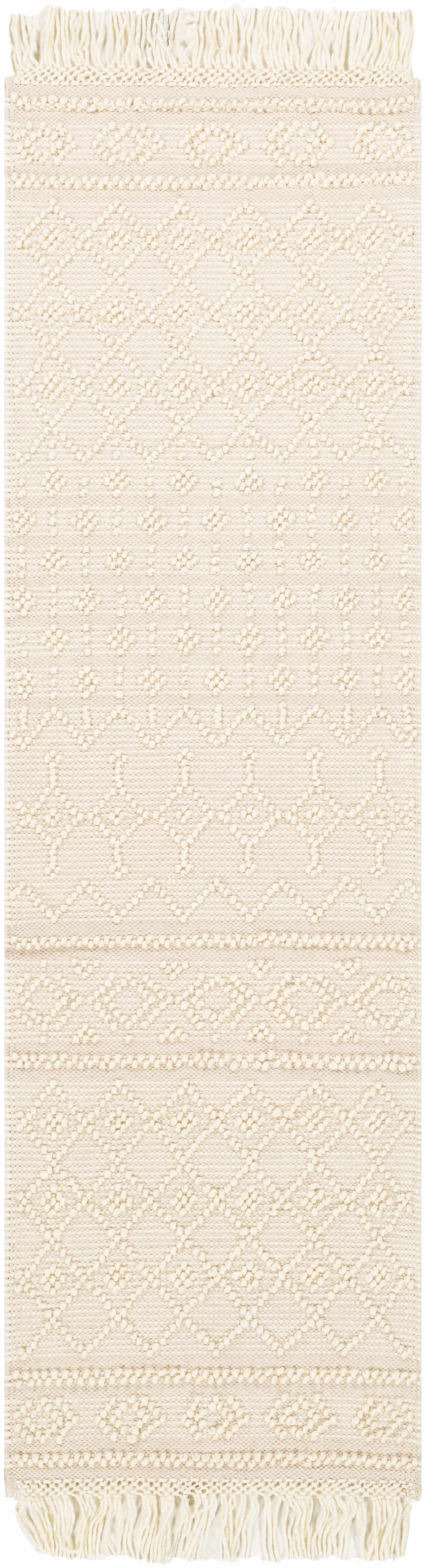 Brothers Beige Wool&Cotton Rug