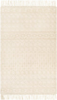 Load image into Gallery viewer, Brothers Beige Wool&Cotton Rug
