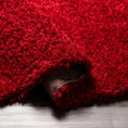 Load image into Gallery viewer, Siari Solid Red Shag Carpet
