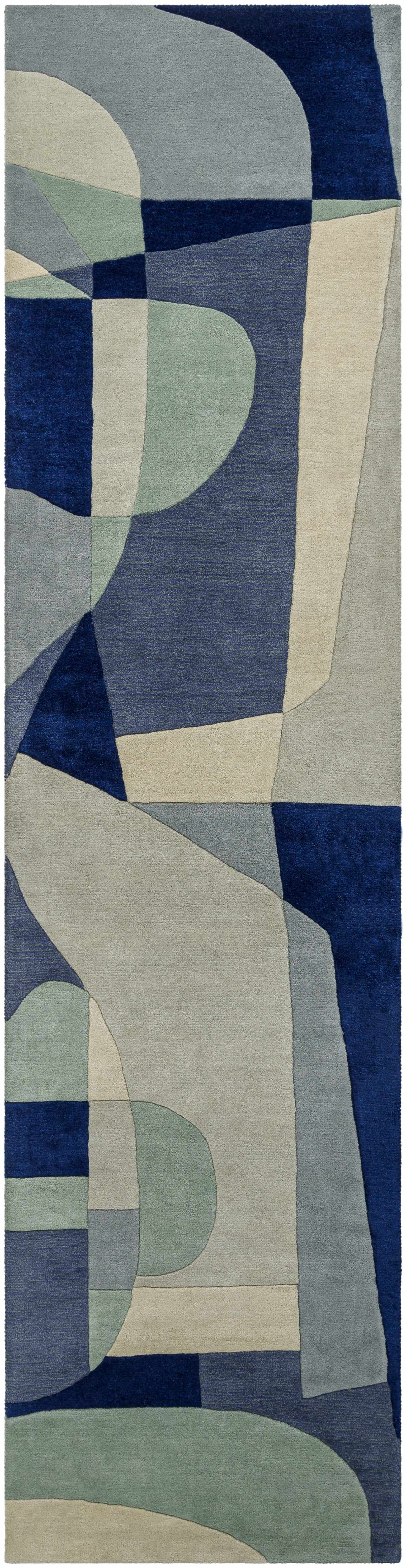 Crawfordsville Modern Wool Rug