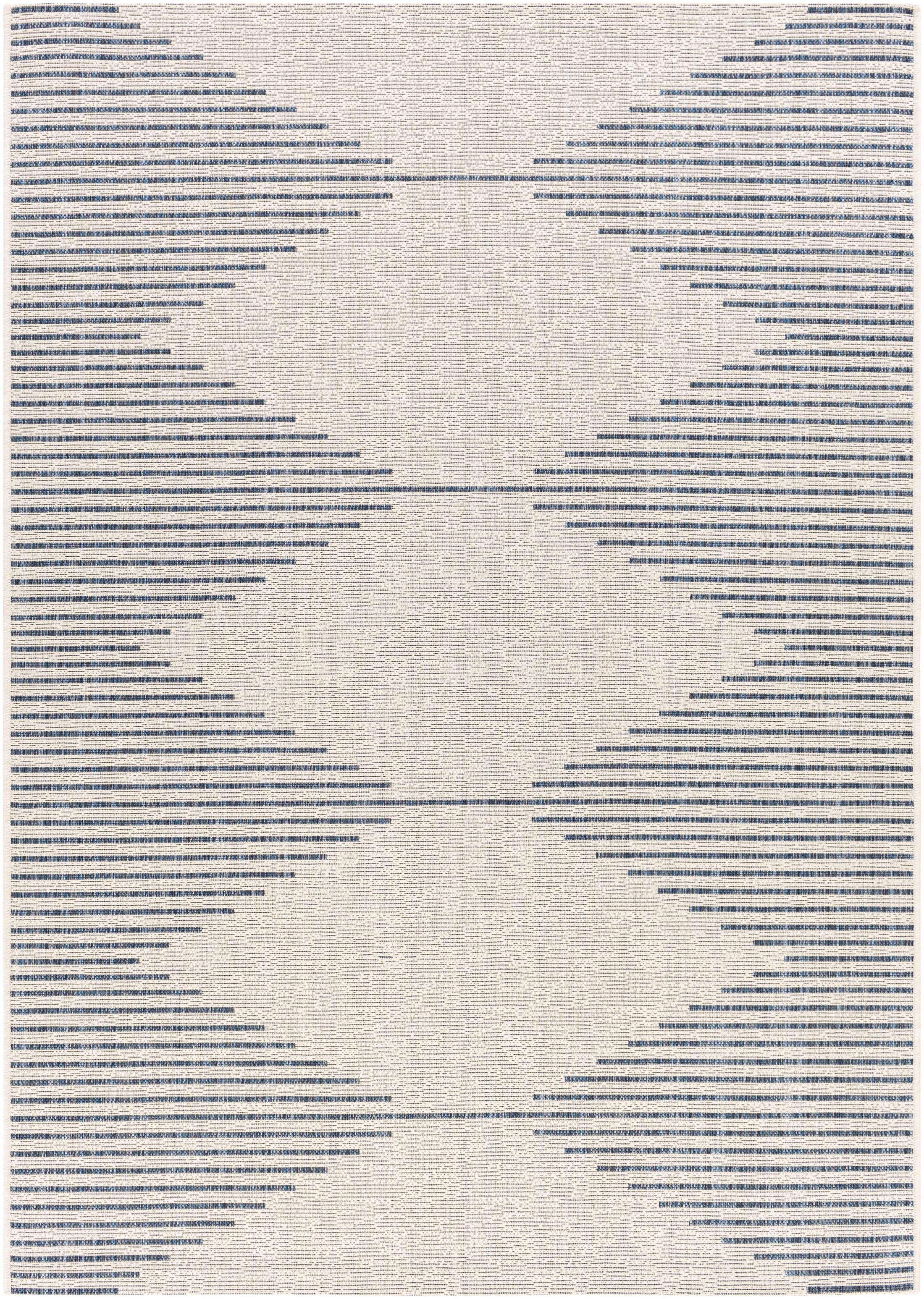 Stephan Blue & Cream Outdoor Rug