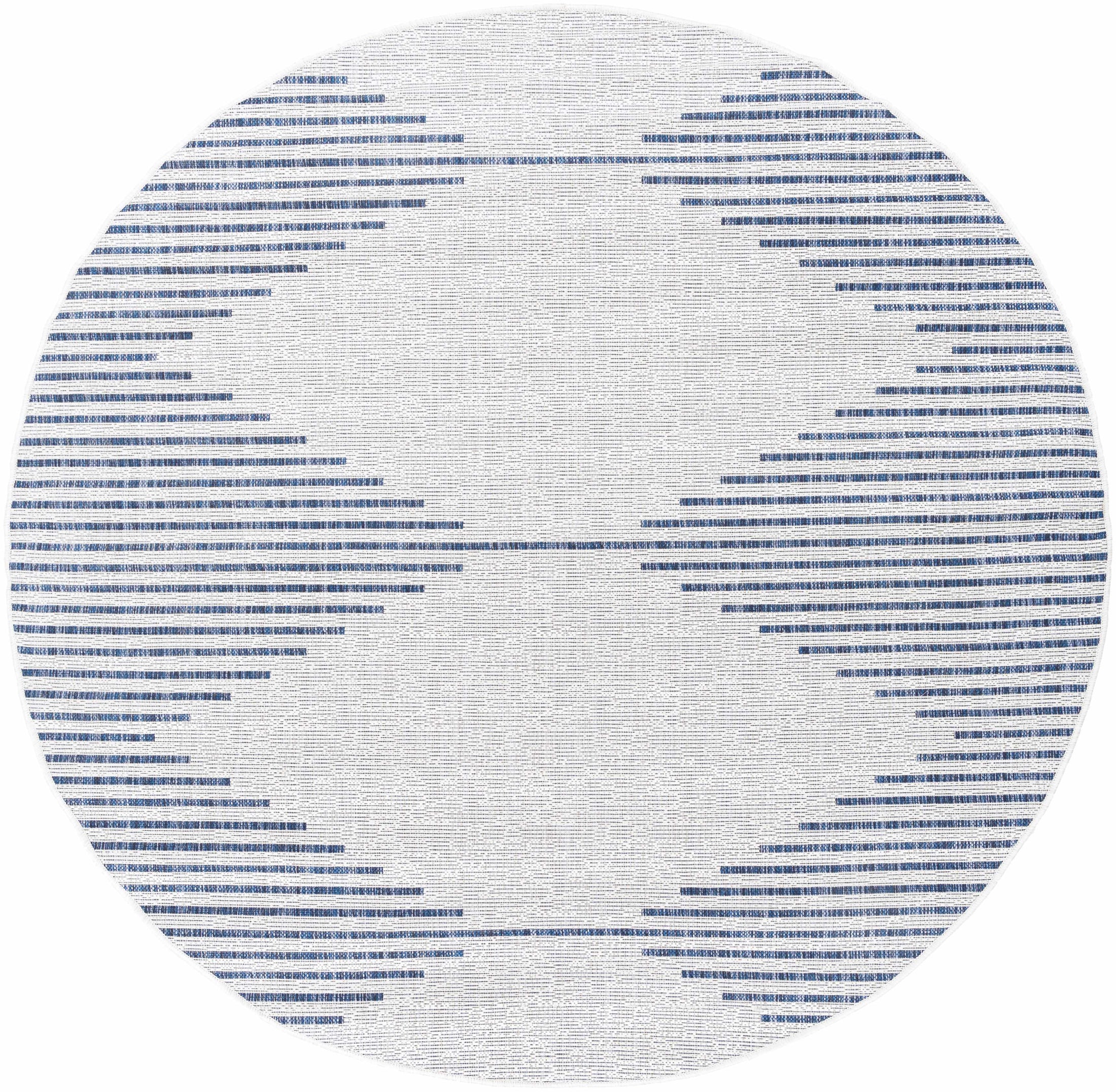 Stephan Blue & Cream Outdoor Rug