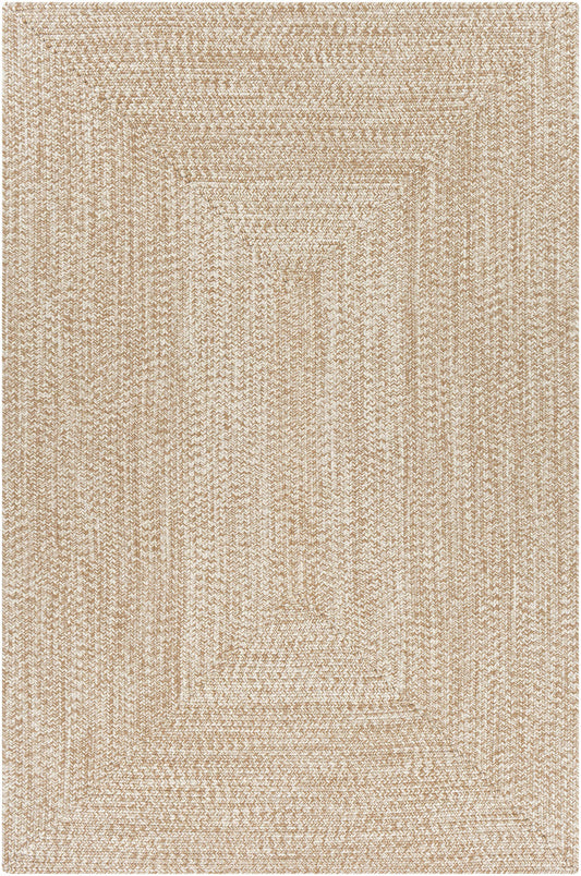 Cream Braided Faux Jute Rug