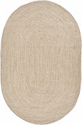 Load image into Gallery viewer, Cream Braided Faux Jute Rug
