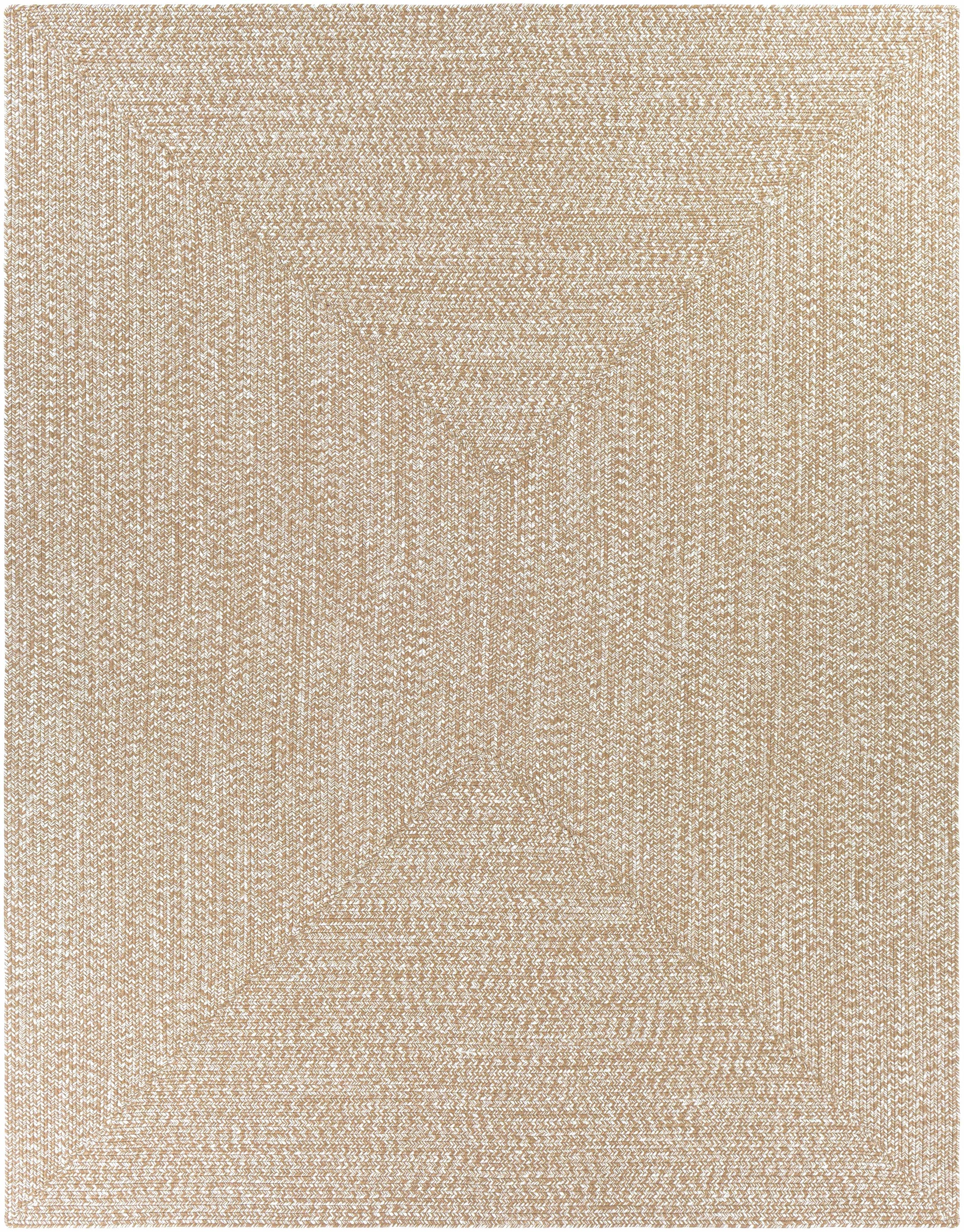 Cream Braided Faux Jute Rug