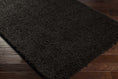 Load image into Gallery viewer, Siari Solid Black Shag Rug
