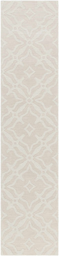 Load image into Gallery viewer, Fyffe Embossed Beige Wool Area Rug
