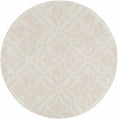 Load image into Gallery viewer, Fyffe Embossed Beige Wool Area Rug
