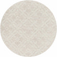 Load image into Gallery viewer, Fyffe Embossed Beige Wool Area Rug
