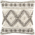 Load image into Gallery viewer, Sagamore Cream Trellis Wool&Cotton Throw Pillow
