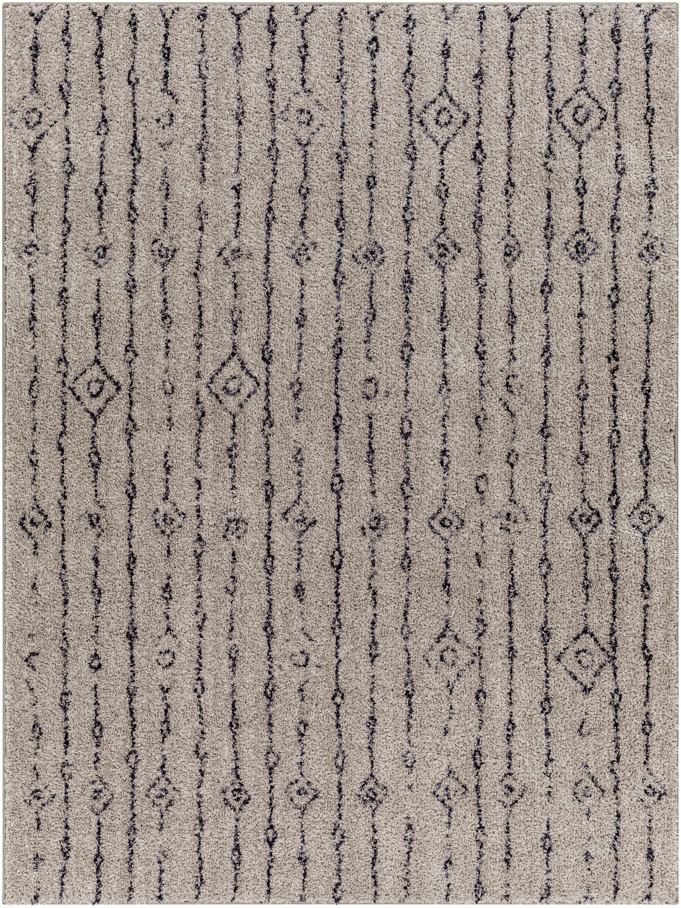 Demi Gray Washable Area Rug