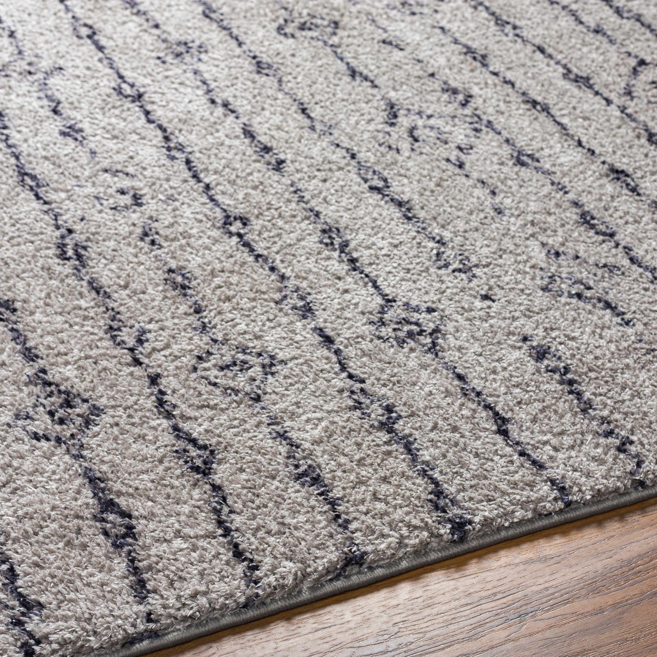 Demi Gray Washable Area Rug