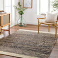 Load image into Gallery viewer, Black Elle Jute Rug
